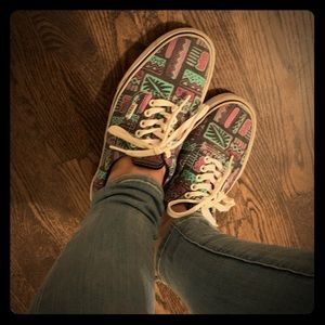 Super fun print Vans!